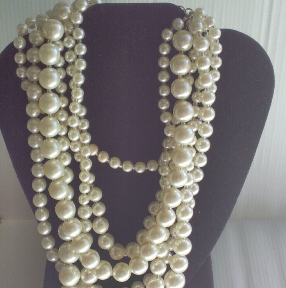 Fashion Pearl Necklace Super Strand